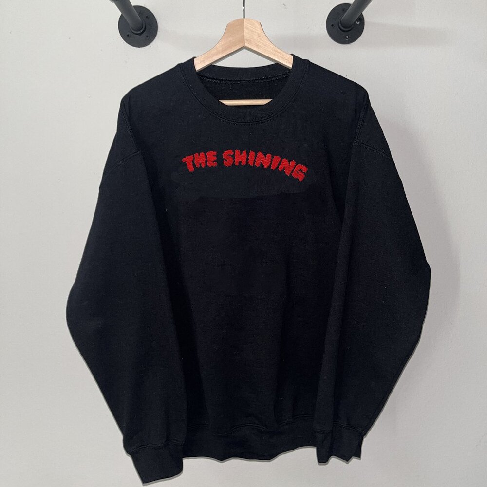 Black Red The Shining 80s Horror Film Movie Kubrick Crewneck Sweatshirt